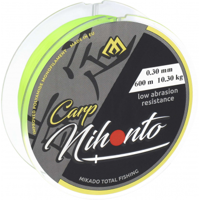 Mikado Vlasec Nihonto Carp 600m Fluo žlutá Mikado Vlasec Nihonto Carp 600m Fluo žlutá