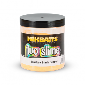 Mikbaits Fluo slime obalovací dip 100g - Broskev Black pepper