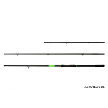 Delphin Prut Wasabi Feeder NXT 3,3 m 100 g 3-díl