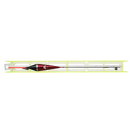 Mikado Splávek Set 0092.0g / Vlasec 0.14/0.12mm Háček: 12 1 Ks