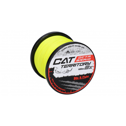 Mikado Pletená Šňůra Cat Territory Octa Braid 600m Fluo