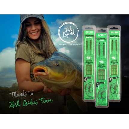 Zfish Návazec Wide Gape Carp Rig 20 cm