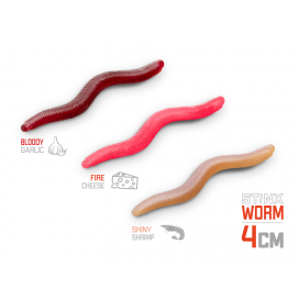 Delphin Umělá nástraha B! Stinx WORM 50ks 4cm / FIRE