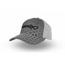 Matrix Hex Print Baseball Cap  - Grey