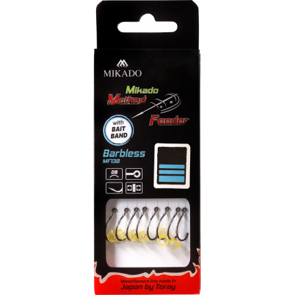 Mikado Návazec Method Feeder Bez Protihrotu S Gumkou 10cm 8 Ks