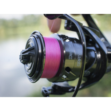 Delphin Splétaná Šňůra Troutera NX Růžový 135 m