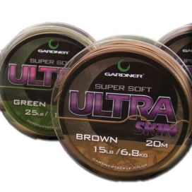 Gardner Splétaná šňůra Ultra Skin 20m|35lb (15,9kg) - Silt (šedá) Gardner Splétaná šňůra Ultra Skin 20m|35lb (15,9kg) - Silt (šedá)