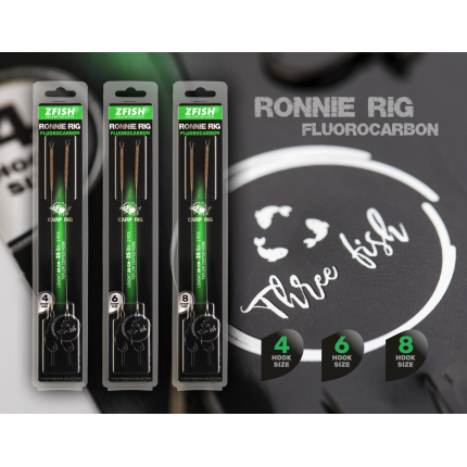 Zfish Návazec Fluorocarbon Ronnie Rig 20 cm