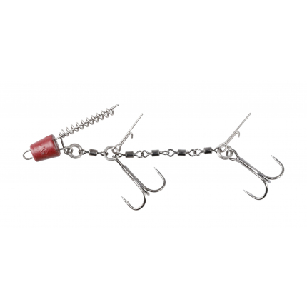 Mikado Stinger Jaws Double Evo Stinger 25kg Trojháčky Vel. 1/0 2 Ks