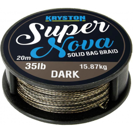 Kryston pletené šňůrky - Super Nova solid braid černý 35lb 20m