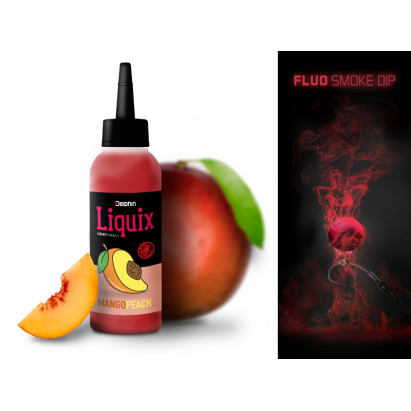 Delphin Fluo Dip D Snax Liquix 100 ml Mango-Broskev Delphin Fluo Dip D Snax Liquix 100 ml Mango-Broskev