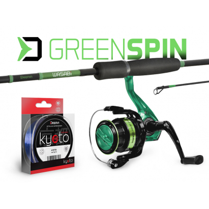 Delphin Prut Wasabi Spin 2,4 m 30 g + naviják + vlasec zdarma