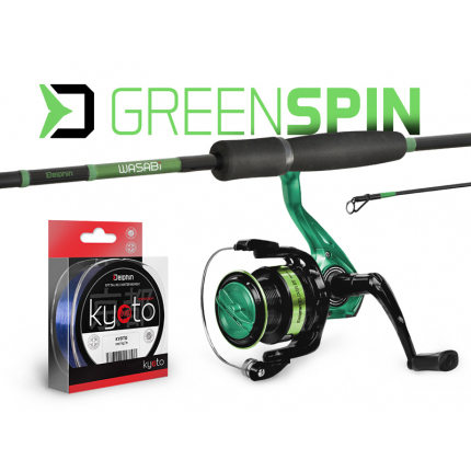 Delphin Prut Wasabi Spin 2,4 m 30 g + naviják + vlasec zdarma