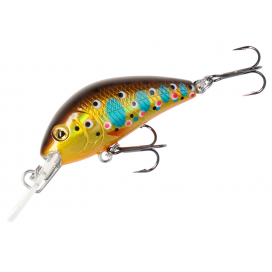 Mikado Wobler Fishunter Cavalier 4cm/brown Trout Plovoucí 1 Ks