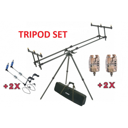 Mivardi - Tripod Premium + ZDARMA 2 x Sounder Easy Camo a 2 x SWINGARM Easy