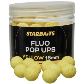 Starbaits Plovoucí boilies  Fluo Pop Ups Yellow 70g