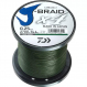 Daiwa Šňůra J-Braid X4 - Dark Green 0,10mm/3,8kg