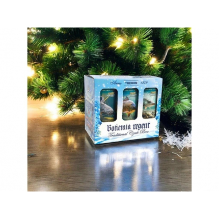 Regent Pivo Třeboňské ryby 12° 6x 0,5 l plech - Vánoční edice