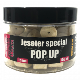LK Baits Pop Up Pellets Jeseter Special Cheese Fish 12mm 150ml LK Baits Pop Up Pellets Jeseter Special Cheese Fish 12mm 150ml
