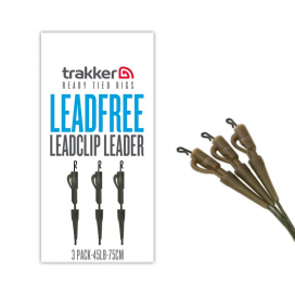 Trakker Leadfree Leadclip Leader 3 Pack (75 cm)