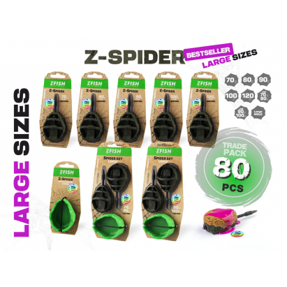 ZFISH Trade Pack Method Feeder Spider Large 80 ks