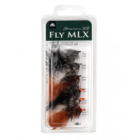 Mikado Sada Umělé Mouchy Streamers Woolly Bugger Barbless 1 Ks