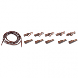 Anaconda Jungle Quick Lock Safety Lead Clip Power Pack jungle hnědá 5ks