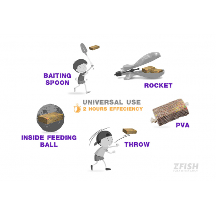 Zfish Zakrmovací Brikety Carp & Feeder Briquettes 220 g