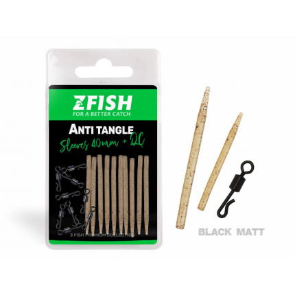 Zfish Sada Převleků Anti Tangle Sleeves + Obratlík QC Vel 8 10 ks