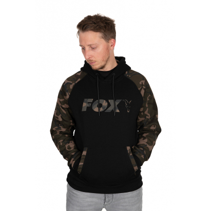 Fox Black/Camo Raglan Hoody