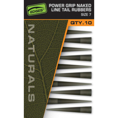 Fox Převleky Edges Naturals Power Grip Naked Line Tail Rubbers Size 7 10 ks Fox Převleky Edges Naturals Power Grip Naked Line Tail Rubbers Size 7 10 ks