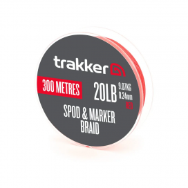 Trakker Šňůra Spod & Marker Braid Red 300m