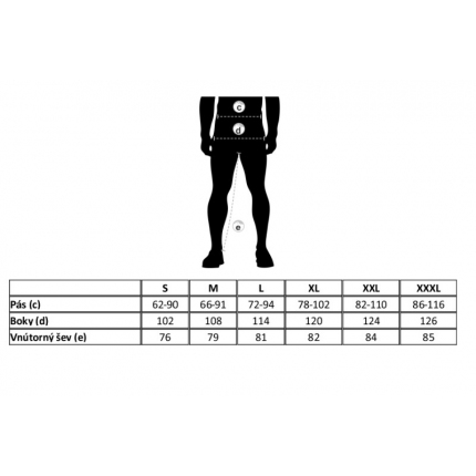 Geoff Anderson Kalhoty Evaporator 3 Pants Varianta: velikost XL