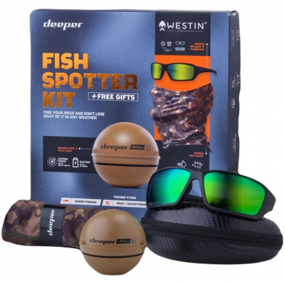 Deeper Nahazovací Sonar Chirp+2 Fish Spotter Kit Deeper Nahazovací Sonar Chirp+2 Fish Spotter Kit