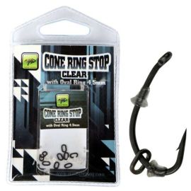 Giants Fishing Slídová zarážka s kroužkem Cone Ring Stop Clear with Oval Ring 4,5mm