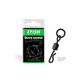 ZFISH Obratlík Quick Change Swivel with Ring vel.8