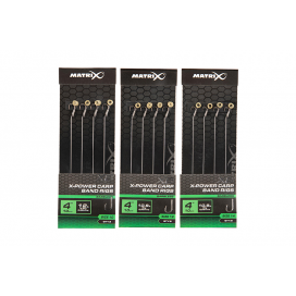 Matrix X8 X-Power Carp 10cm Band Rigs Matrix X8 X-Power Carp 10cm Band Rigs