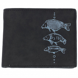 Giants fishing Peněženka černá tři kapři Black Wallet Three Carps