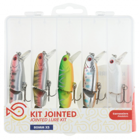 Sert sada woblerů 5ks Kit Srt Jointed Suspending X5|10g, 80mm