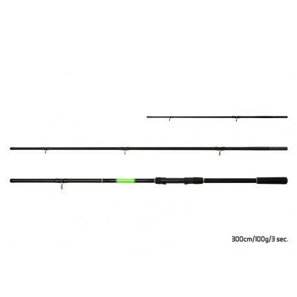 Delphin Prut Wasabi Feeder NXT 3,3 m 100 g 3-díl