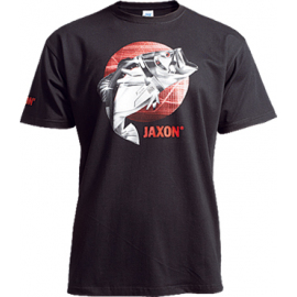 Jaxon - Tričko černé ryba