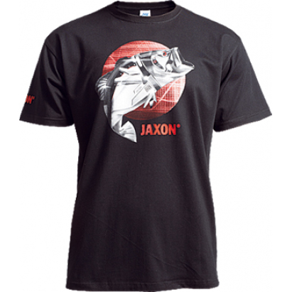 Jaxon - Tričko černé ryba
