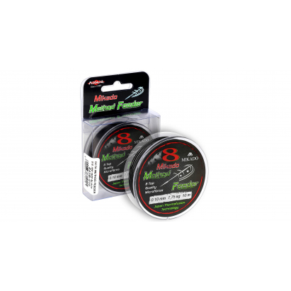 Mikado Pletená Šňůra Octa Method Feeder 0.14mm/10.15kg/10m Černá 1 Cívka Mikado Pletená Šňůra Octa Method Feeder 0.14mm/10.15kg/10m Černá 1 Cívka