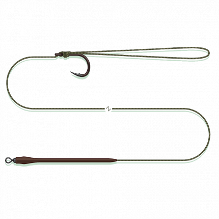 MadCat Návazec Standard Pellet Rig Suspending 65 cm 0,95 mm 2/0