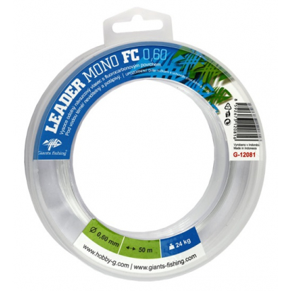 Giants fishing Návazcový vlasec Leader Mono FC 50m|0,40mm(13kg)