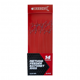FEEDER EXPERT návazce - Návazce č.14 s bajonetem bez protihrotu 10ks