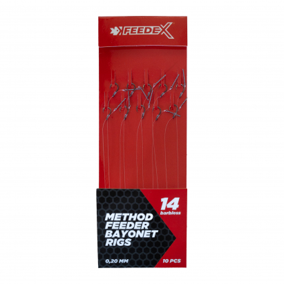 FEEDER EXPERT návazce - Návazce č.14 s bajonetem bez protihrotu 10ks
