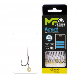 Mikado Mf Rig With Bait Band Barbed Hooks No 10 Db / Braid: 0.12mm/10cm 8 Pcs.