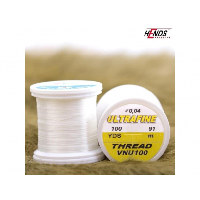 Hends vázací nit Ultra fine 0,04mm - Bílá