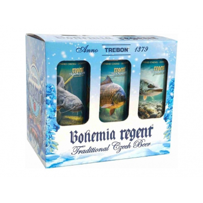 Regent Pivo Třeboňské ryby 12° 6x 0,5 l plech - Vánoční edice Regent Pivo Třeboňské ryby 12° 6x 0,5 l plech - Vánoční edice